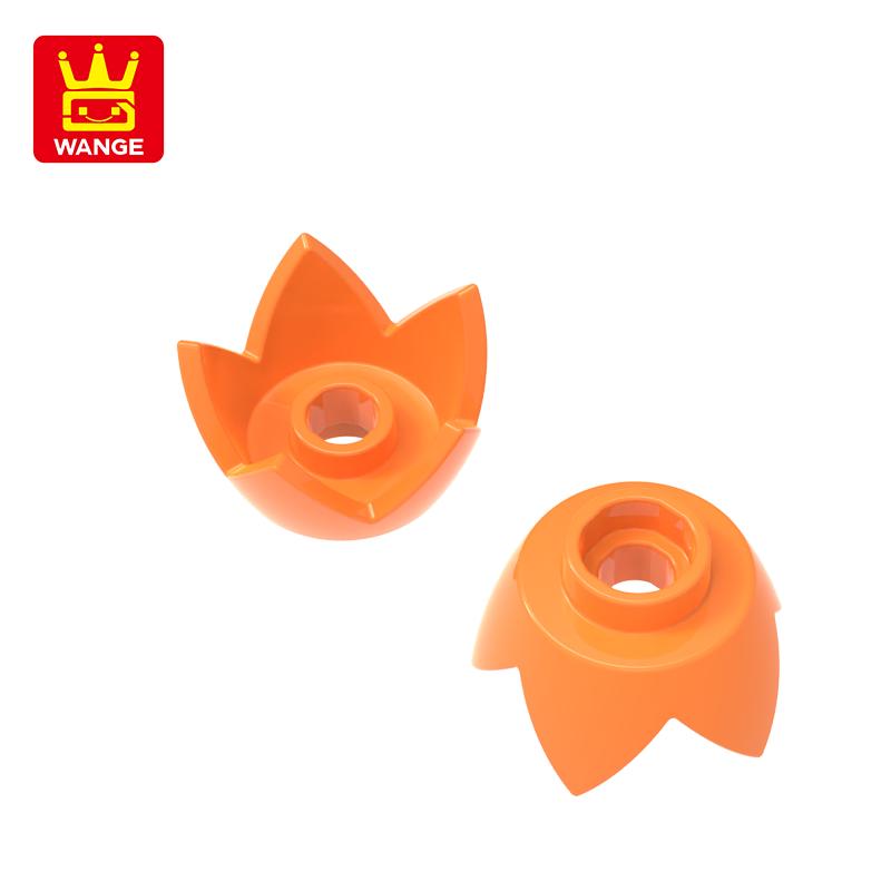 Non-Toxic 313Pcs/Lot 39262 Crown Eggshell With 5 Points Building Blocks Moc Flower Accessories Compatible With Brick Diy Parts Toys