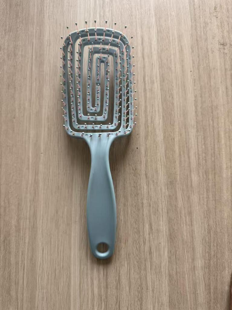 Fluffy Styling Skeleton Massage Comb for Women - Air Cushion KT Hairdressing Comb
