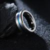 European and American Popular Men's Jewelry 8mm Frosted Men's Ring Ring