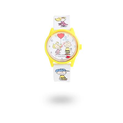 [Orologio Cue and Cue Smile Solare] Orologio PEANUTS COLLECTION Charlie & Sally R02A-006VK Donna Bianco