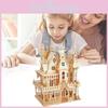 Villa Model Fantasy House Kit 3d Puzzle Model Set Woodcraft Toy Construction