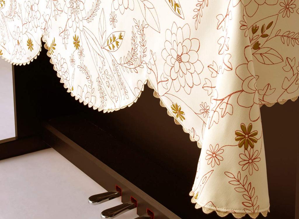 Alps Digital Piano Cover Free Size (Printed Type) D-KU /