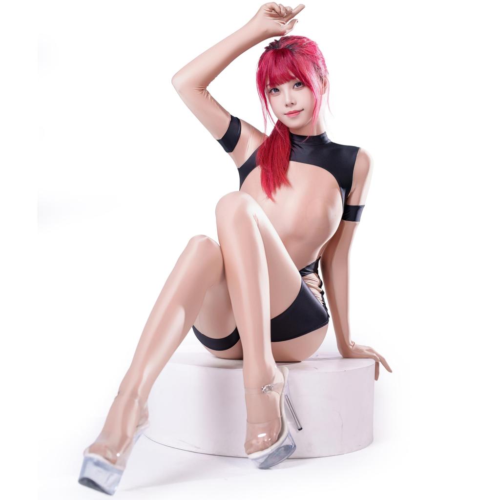 Full Body Sexy Cosplay Smooth Shiny Dance Tights [LOST-G] Tights, Costume, Pantyhose, (SKIN, XL)