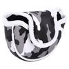 PU Leather Camouflage Semicircular Waterproof Magnetic Buckle Golf Putter Head Cover Club Headcovers