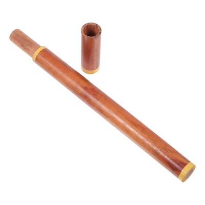 Frcolor Räuchergefäß aus Holz, Aufbewahrungsbehälter, Räucherstäbchenhalter, Aschefest, Leicht zu tragen, Langlebiges Material mit Deckel, Räucherstäbchenhalter, Röhre