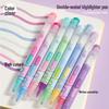 Newcomer Special: Double-Headed Layered Color Highlighter Pen Set (6 Pcs)