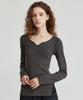 ITOV SEOUL Ribbed V-Neck Knit Ch