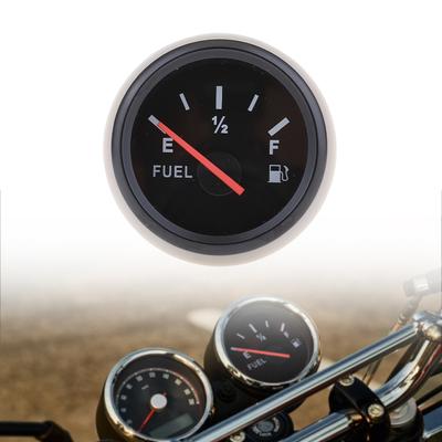 52mm Fuel Level Gauge Car Pointer Gauge Meter 0-190 Ohm for Boat Car Truck RV Waterproof Fuel Oil Level Gauge LCD Display 9-32V