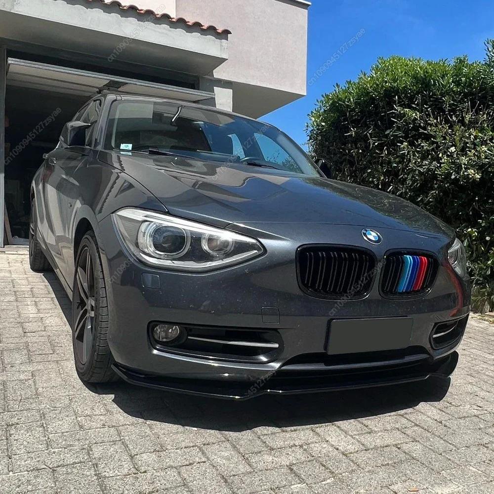 3Pcs Car Front Bumper Lip Spoiler Splitter Diffuser Cover For BMW 1 Series F20 F21 116i 118i 120i 2011-2019 Bodykits Tuning
