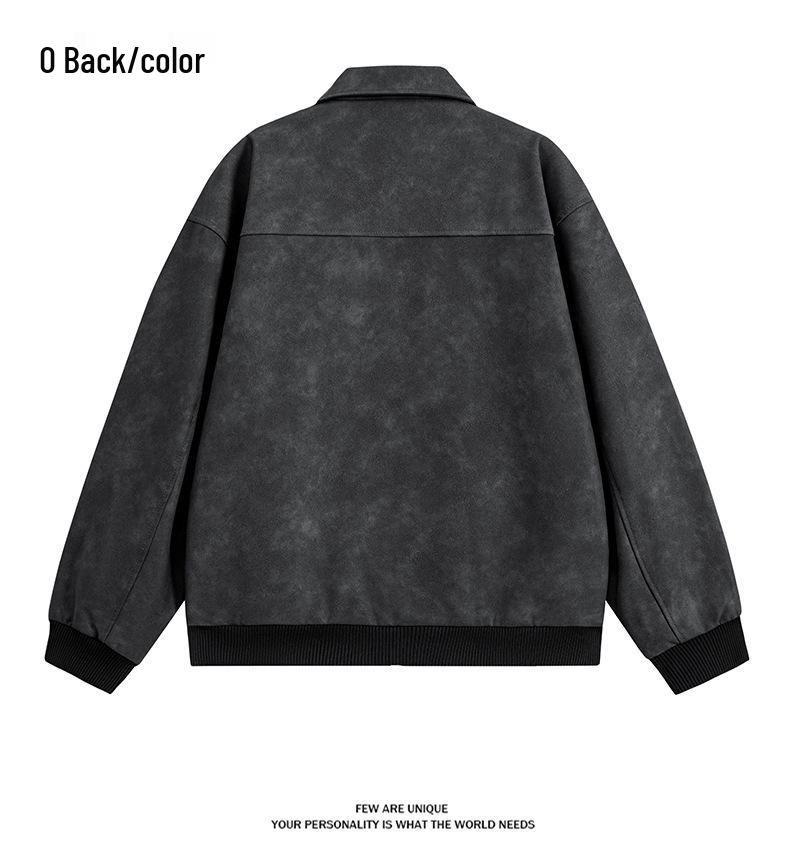 2025 Hipster Jacket: Men's High Street Trend, Hong Kong, Japanese Harajuku & Korean Style, Spring/Autumn, Loose Fit