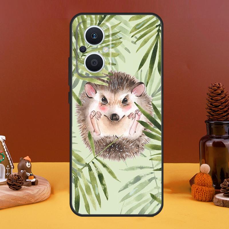 Hedgehog Case For OPPO Reno 10 Pro 11 F 4 5 6 7 8 Lite 4Z 5Z 8T OPPO Find X5 X2 X3 Lite X6 Pro Cover