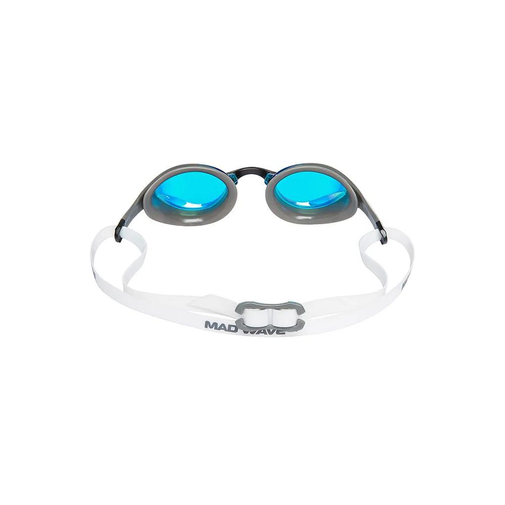 Madwave Plastic Swimming Goggles with Mirror Coating Alien Rainbow