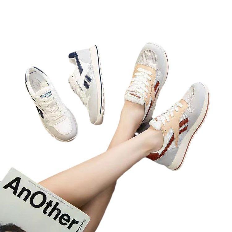 Forrest Gump shoes women's shoes 2024 spring and summer new breathable net shoes versatile dad shoes sports and leisure shoes INS tide board shoes