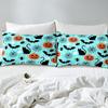 Halloween-Themed Pattern Mattress Four-Piece Bedding Set Bedroom Dormitory Bedding Decoration