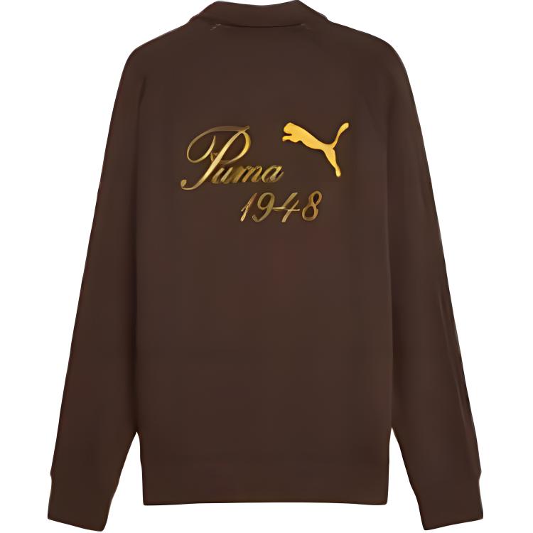 New PUMA Jackets Coats Unisex Coffee Brown 630968-65