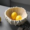 Ceramic Fruit Tray Snack Tray Abstract Art Desktop Decoration Storage Trays Living Room Tea Table Vintage Irregular Candy Tray