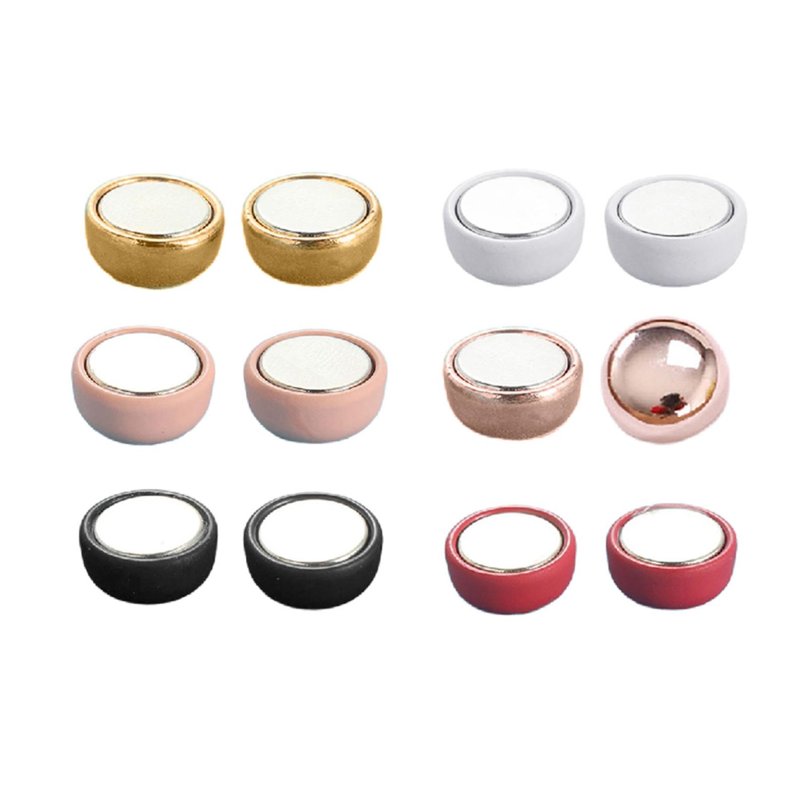 

6 пар удобных креплений для хиджаба, простые в использовании мусульманские швейные принадлежности, магнитный зажим для шарфа хиджаба, подходящий для шарфов A