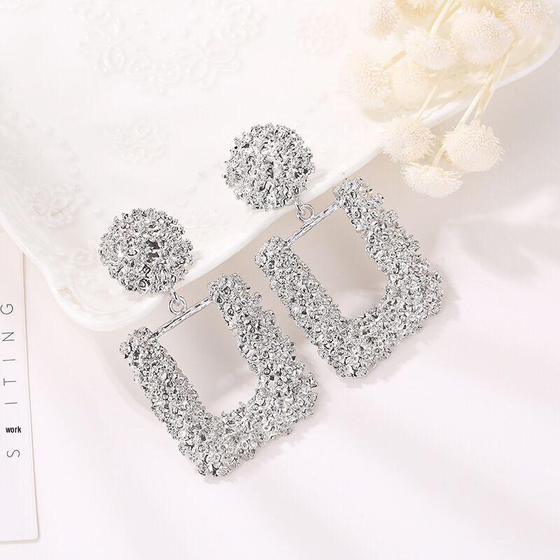 Classic European & American Fashion Alloy Earrings for Women - Personalized New Style Ear Studs