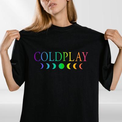 Coldplay Music Of The Spheres Tričko 2025 Světové turné Koncertní tričko Unisex Topy UK