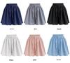 Women's Plus Size Elastic Waist Wide Leg Shorts - Summer Casual Korean Style