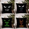 Dont Touch My Phone Pillow Case Sofa Living Room Bedroom Double-sided Printing Square Cushion Nap Time Cushion Cover