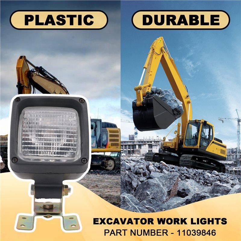 For Volvo EC140 EC160 EC210 EC290 L110E L50D L60F L70D L70E L70F L90D L90E MT2000 Work Lights Car Excavator 11039846