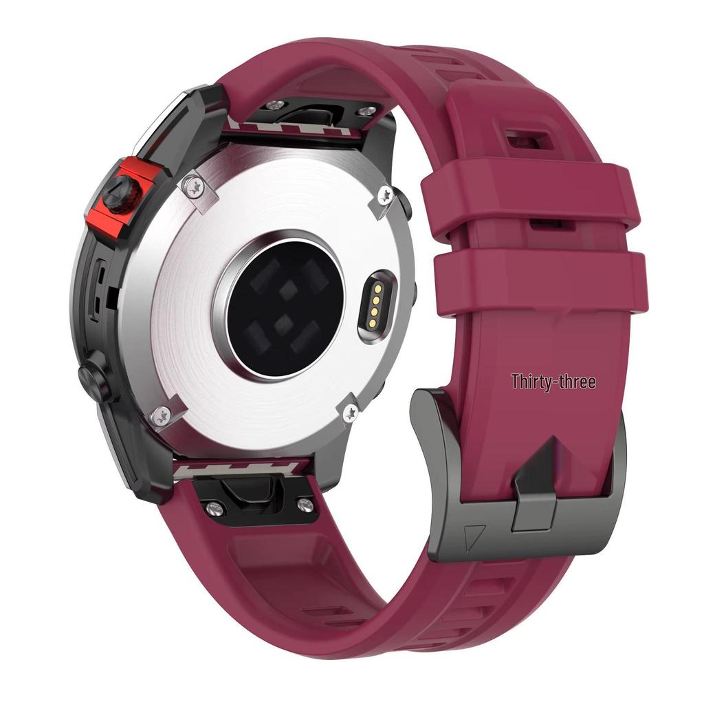Garmin Fenix 7/7s/7X Pro Silicone Quick-Release Watch Band, Same Style As Official for Fenix 5/6/935 Models