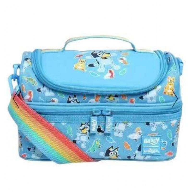 Kids Insulated Lunch Bag School - Double Layer Waterproof Canvas Tote With Handle Large Capacity Leakproof Student Lunchbox