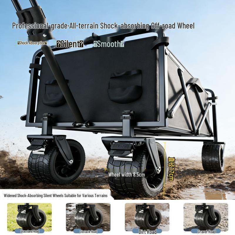 Heavy-Duty Folding Outdoor Utility Wagon