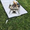 ZISIZ Fiberglass Fire Blanket and BBQ Grill Mat