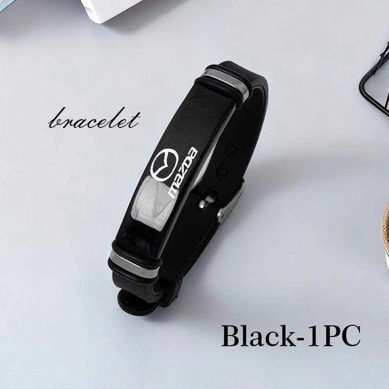 For Mazda Car Logo Custom Bracelets Wirstband Stainless Steel For Men Axela Speed 6 CX3 CX4 CX5 CX7 CX8 CX9 MS Demio