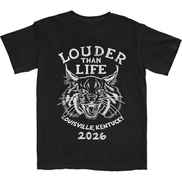 2026 Louder Thank Life Music Festival Summer Unisexs And Unisexs Pure Cotton Tshirts Comfortable Breathable High Quality Ins Y2k