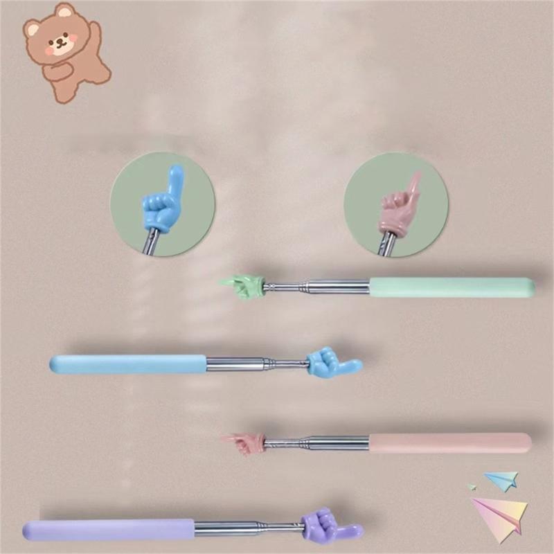 10Pcs Retractable Teacher Pointer Finger Telescoping Pointer Stick Hand Pointer Extendable Presentation Pointer Finger