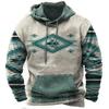 Winter Men's Hoodie Sweatshirt Harajuku Ethnic Wind Graphics Retro Clothes Pullover Shirt Casual Street Loose Casual Hoodie