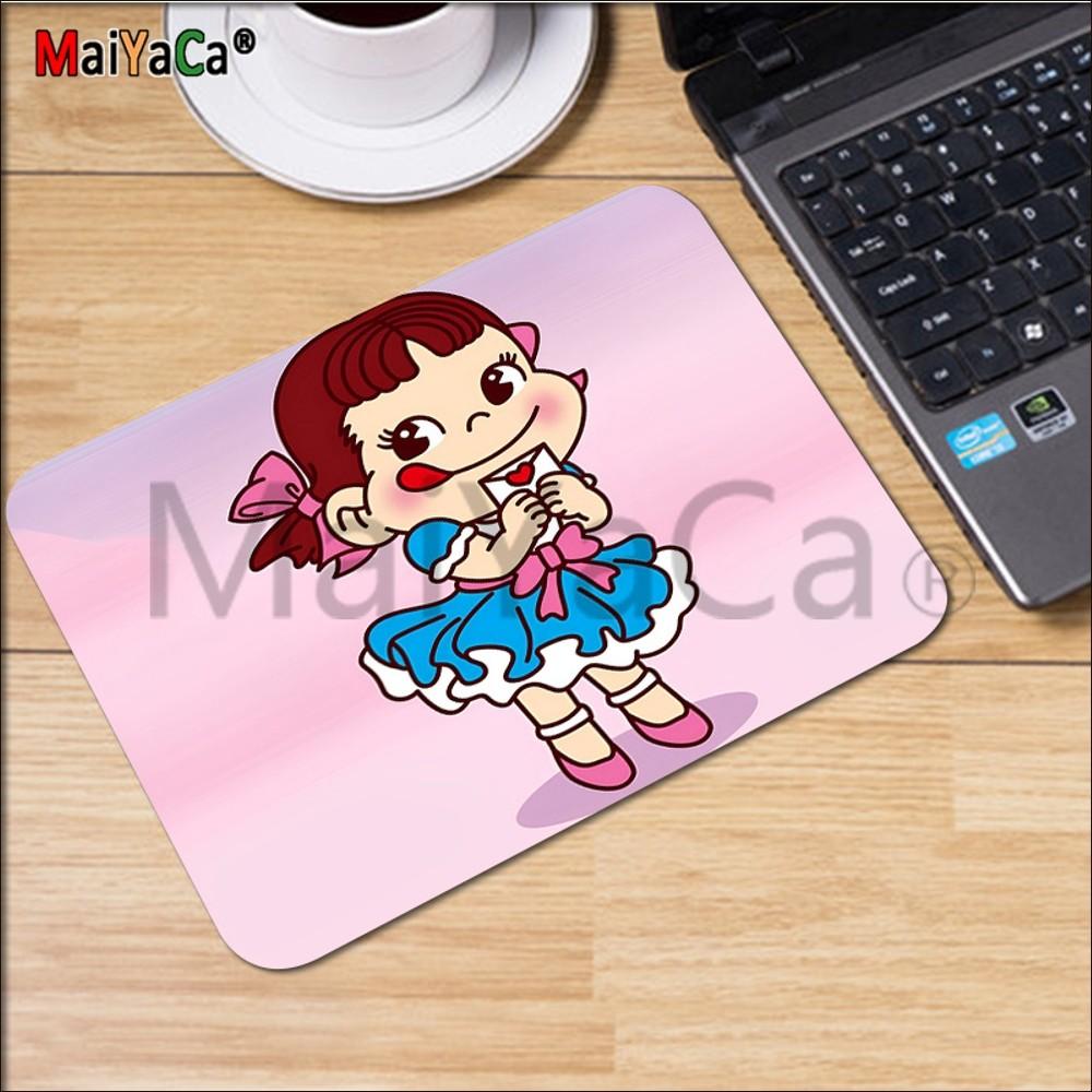 

Peko Milky Mousepad Rubber Small Thickened Mouse Pad Gaming Keyboard Table Mat Office Supplies Room Decor For PC Mouse Carpet Not LockEdge 18x22cm