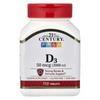 Vitamin D3, 50 Mcg (2,000 IU), 110 Tablets