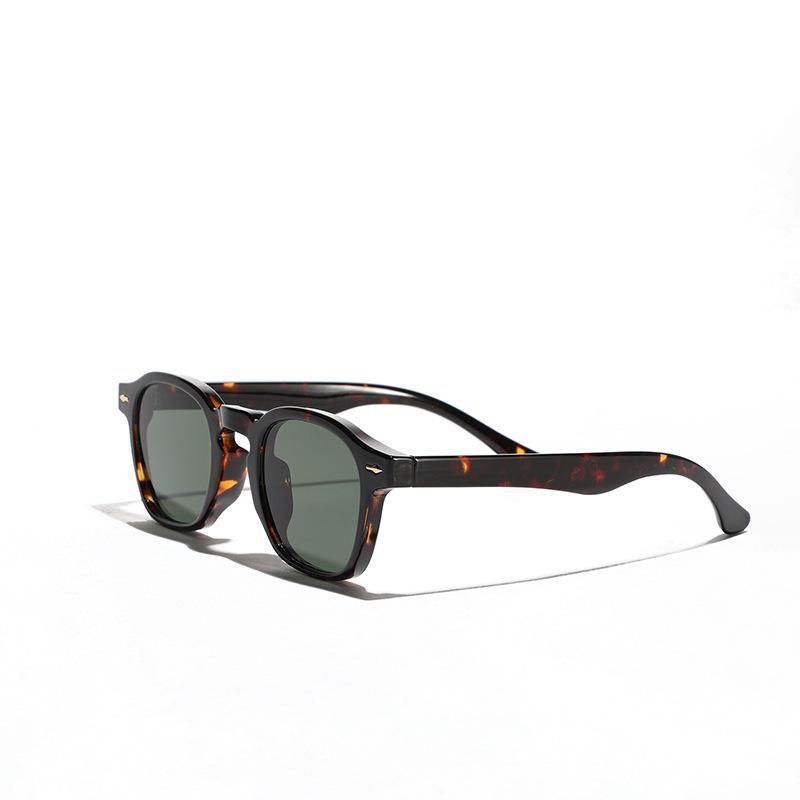 Sunglasses Men'S Trend Olive Green Glasses Ins Xiaohongshu Sunglasses Women