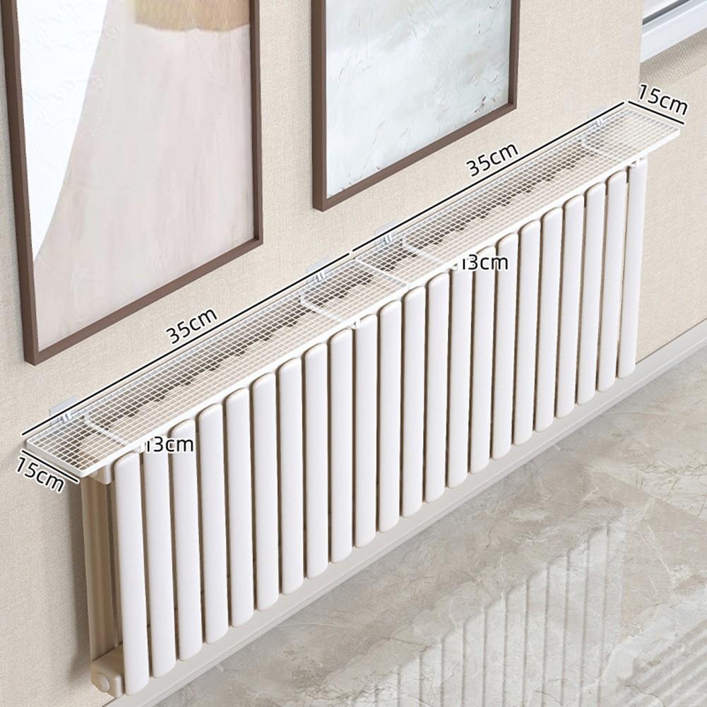 

Оптимизация воздушного потока Сушилка для одежды Декоративная полка для радиатора белый