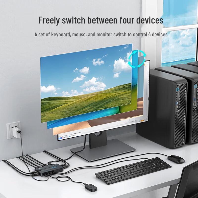 MT-Viki 4-Port 4K HDMI KVM Switch