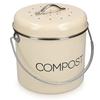 Composting Bin - Kw-commerce - 49642.1.16 - Stainless Steel - 3l - Compact