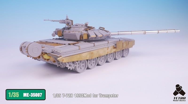 Tetra Model ME Series Ruský Mod1990 Tank Plastikový Model Díly ME3507 1/35 T-72B (TR)