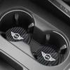 AAAPW1 2Pcs Silica Gel Car Styling Water Cup Pad Groove Coaster Auto Non-slip Mat For BMW Mini Cooper Clubman R55 R56 R57 Countryman