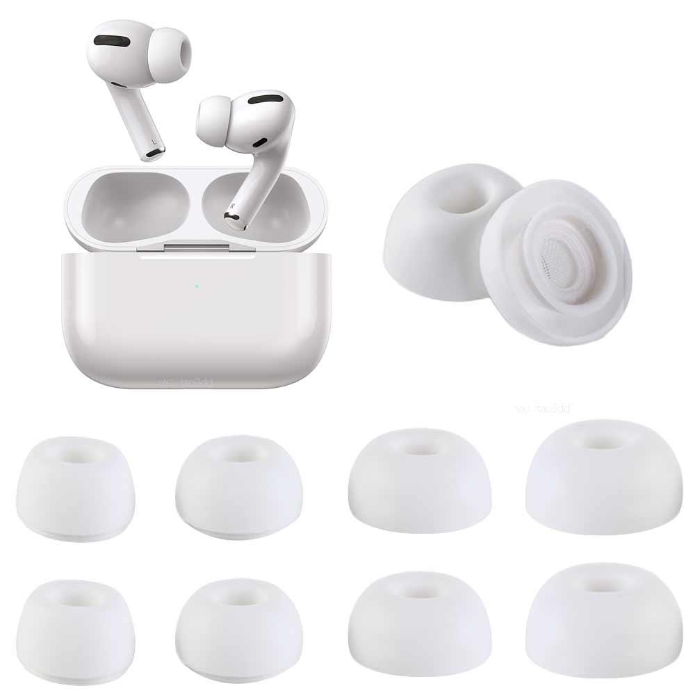 1pair Earmuffs Ear Tips Silicone Headphone Eartips Earphone Case Earplug Cover  For Airpods Pro 1/2
