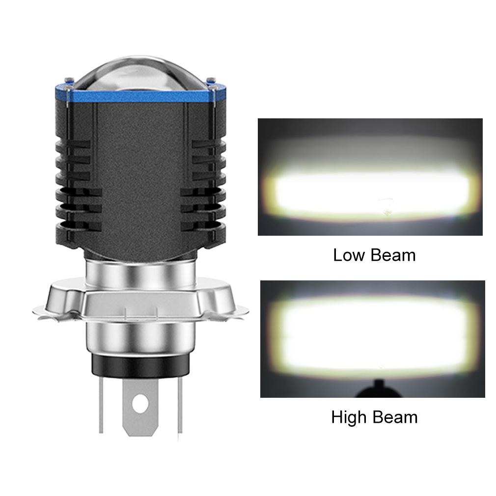 

1 шт. Светодиодная лампа для мотоциклетной фары H4 15000 лм BA20D H6 Дальний/ближний свет Мотоциклетный свет 3570 CSP Линза Двухцветный Белый Желтый Скутер Противотуманная фара 12 В H4 белый
