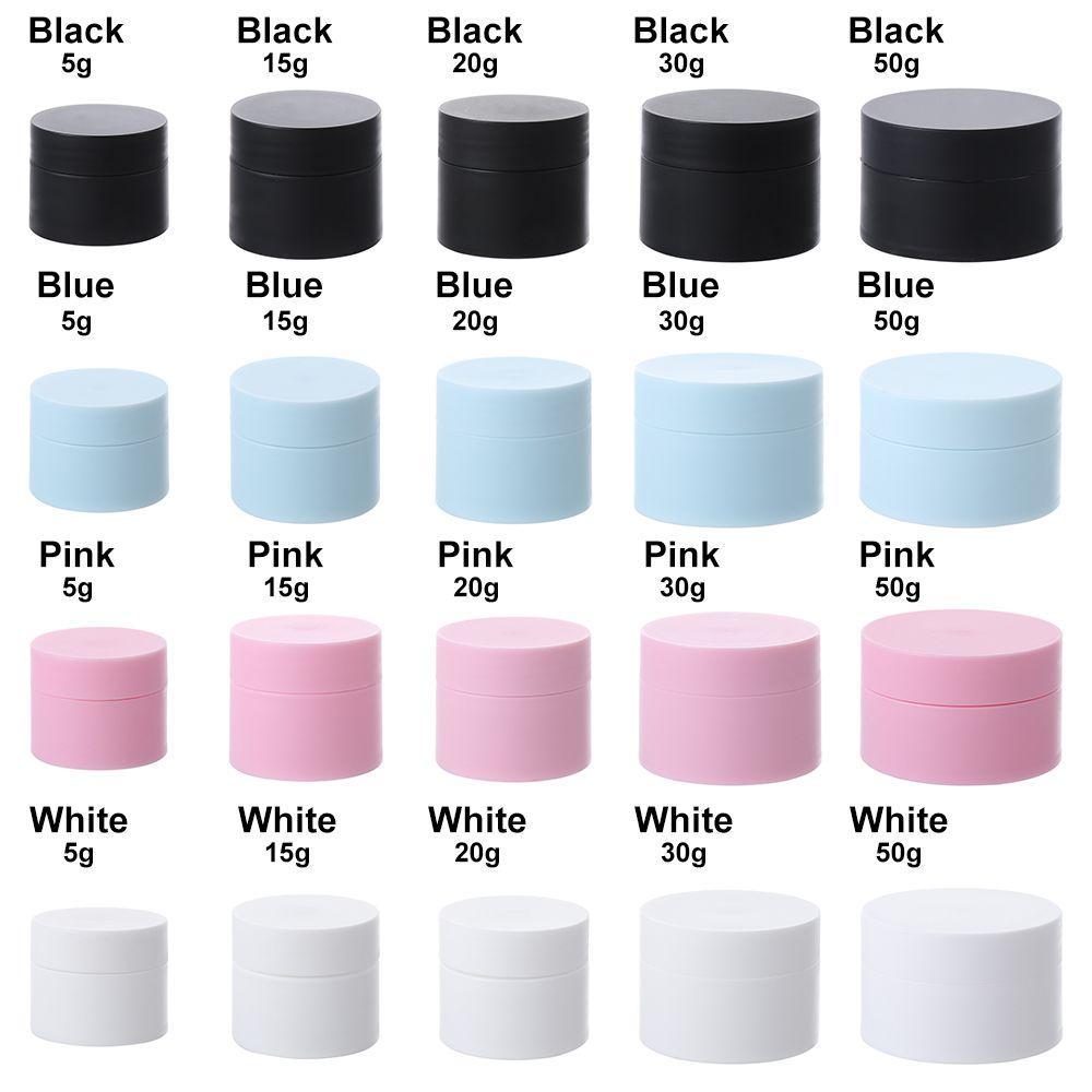 1Pcs New Cosmetic Plastic Box Travel Bottle Makeup Jar Empty Container Cream Jar Empty Box