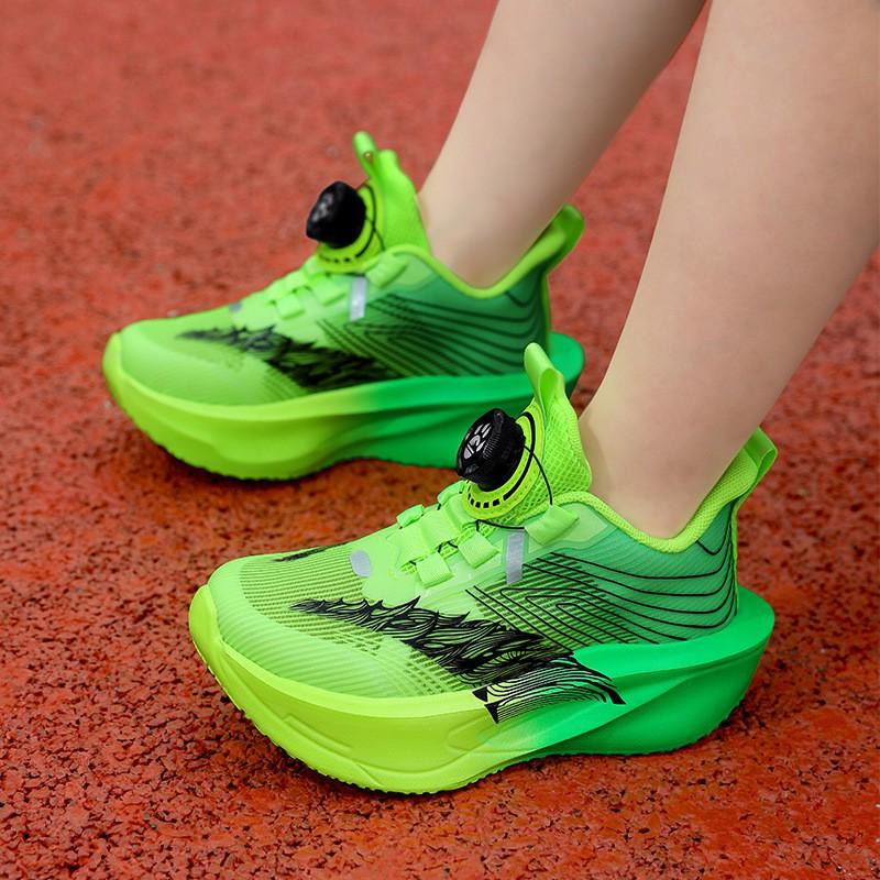 Boys Lightweight Breathable Mesh Running Shoes Outdoor Sports Kids Athletic Sneakers
