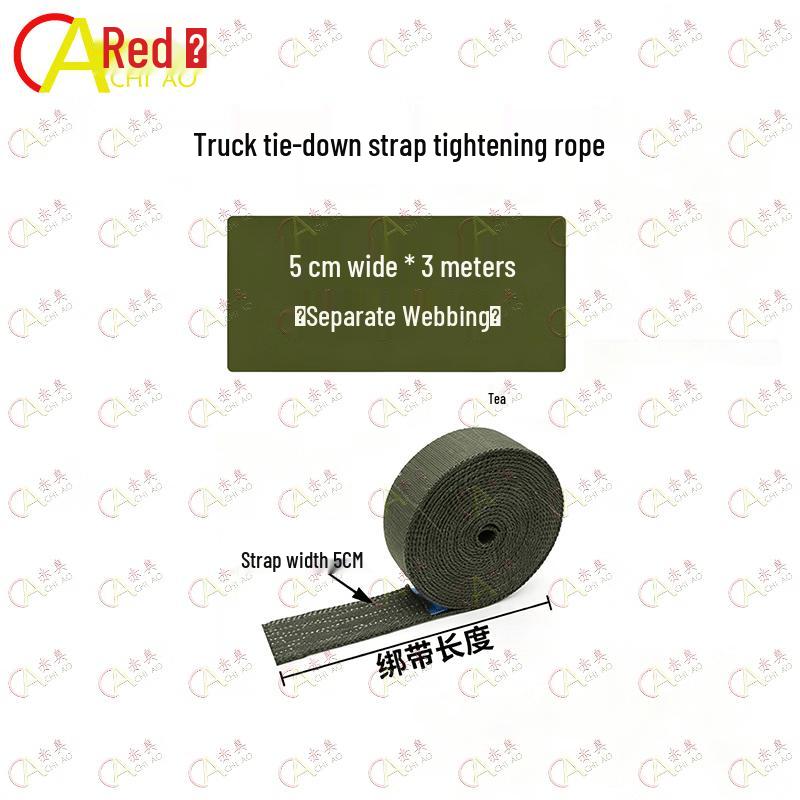 Heavy-Duty Ratchet Tie-Down Cargo Strap