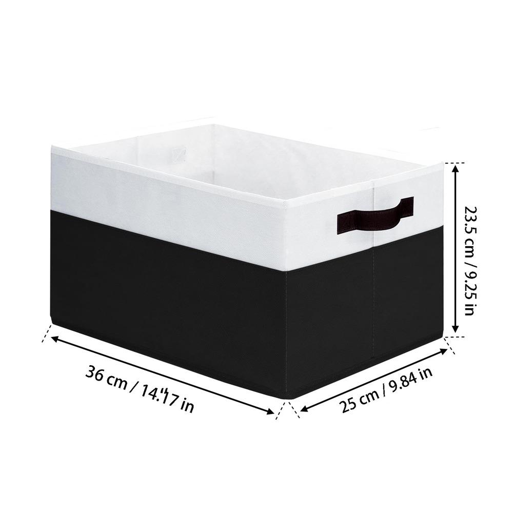 with Lids Large Storage Bins Dustproof Strong Handles Closet Organizers Stackable Storage Baskets