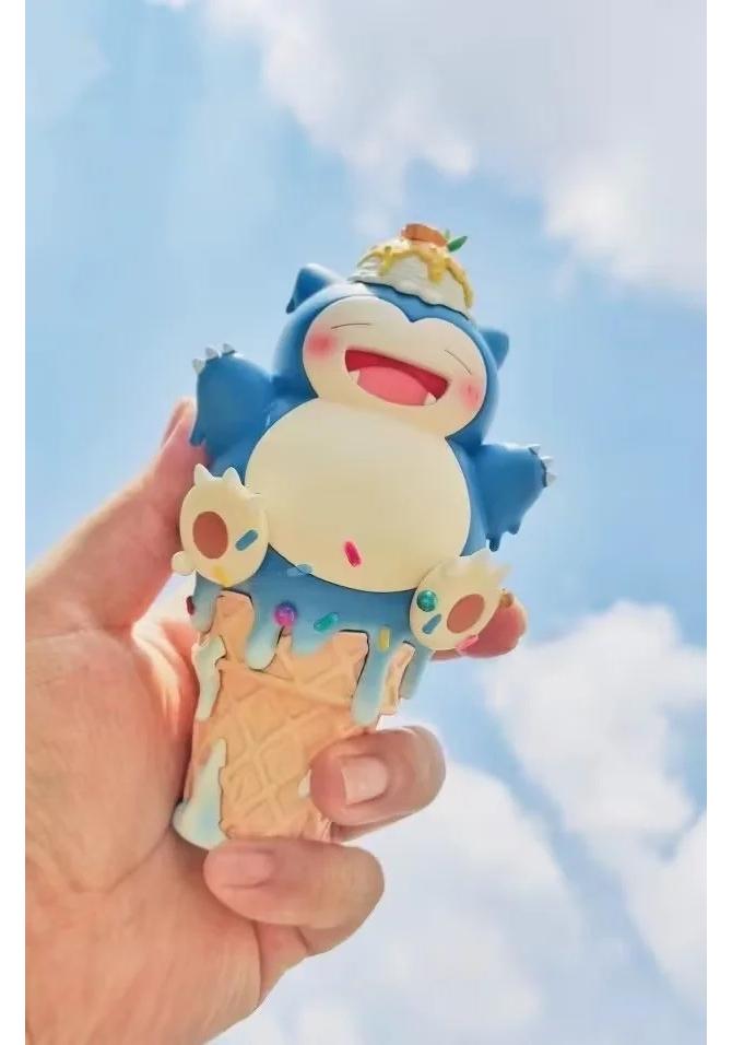 Pokemon, Ice Cream Series, Pikachu, Wonderful Frog Seed, Kodak Duck, Snorlax, Boxed Doll