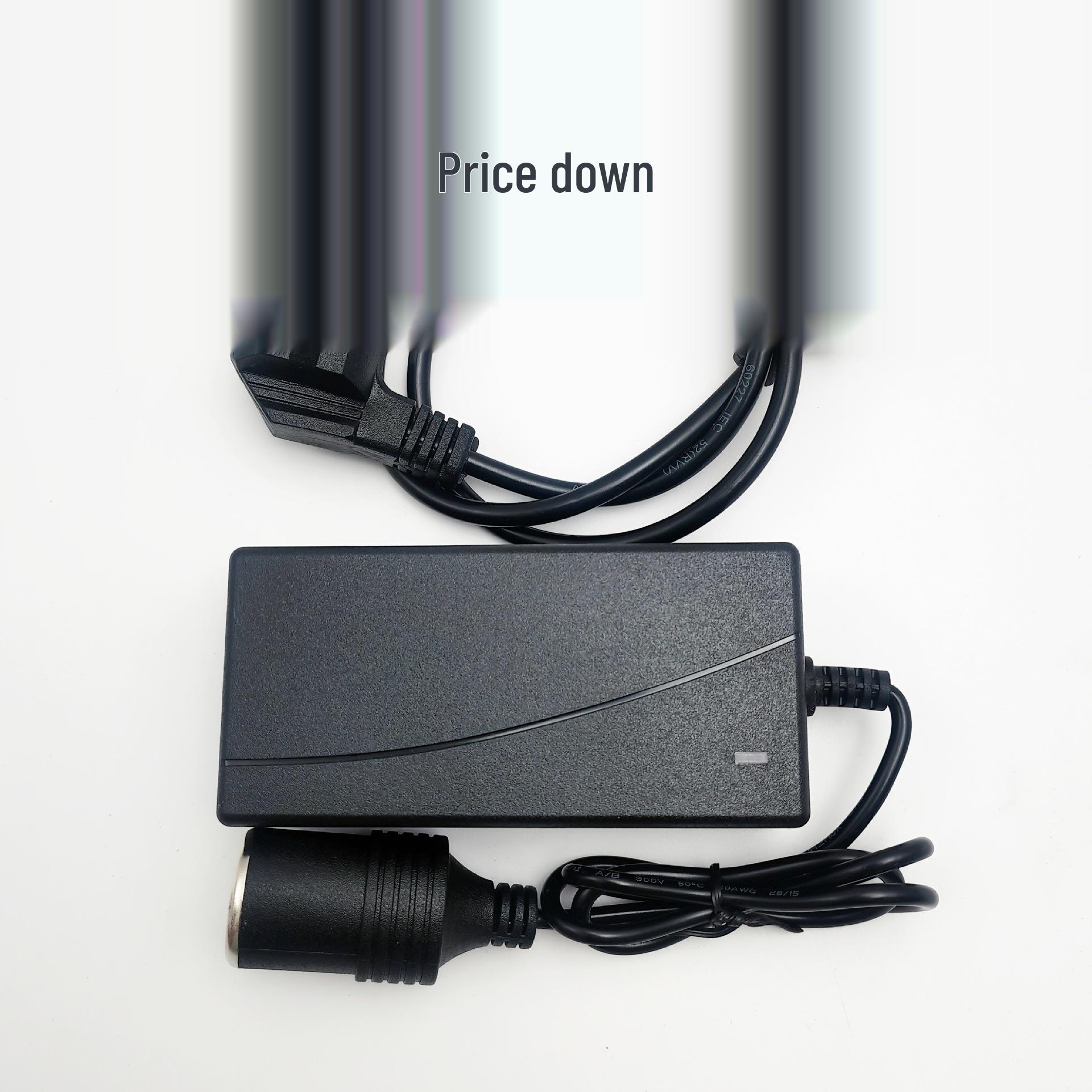 

12V Power Converter Adapter for Car Refrigerators and Vacuums with Cigarette Lighter Socket